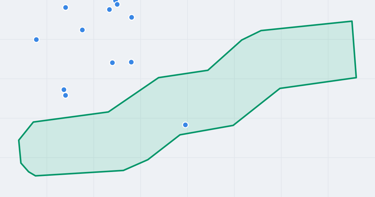 Mapa ulicy Cieszyńska z flipami w okolicy