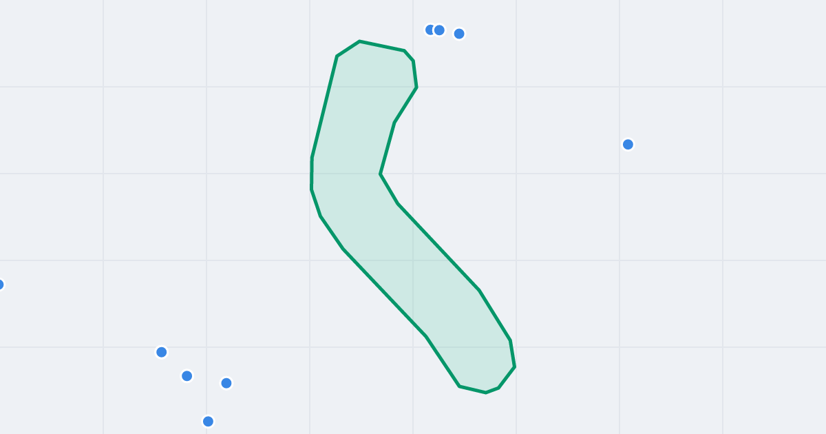 Mapa ulicy Prymasa Stefana Wyszyńskiego z flipami w okolicy