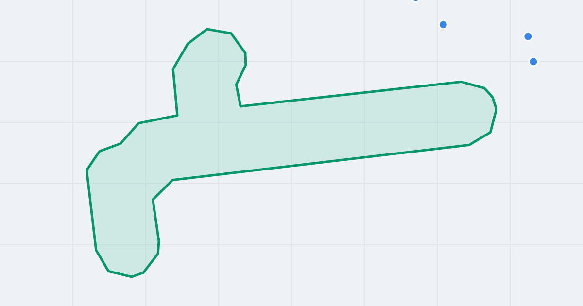 Mapa ulicy Chabrowa z flipami w okolicy