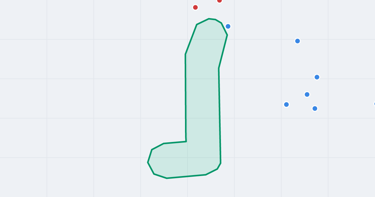 Mapa ulicy św. Wojciecha z flipami w okolicy