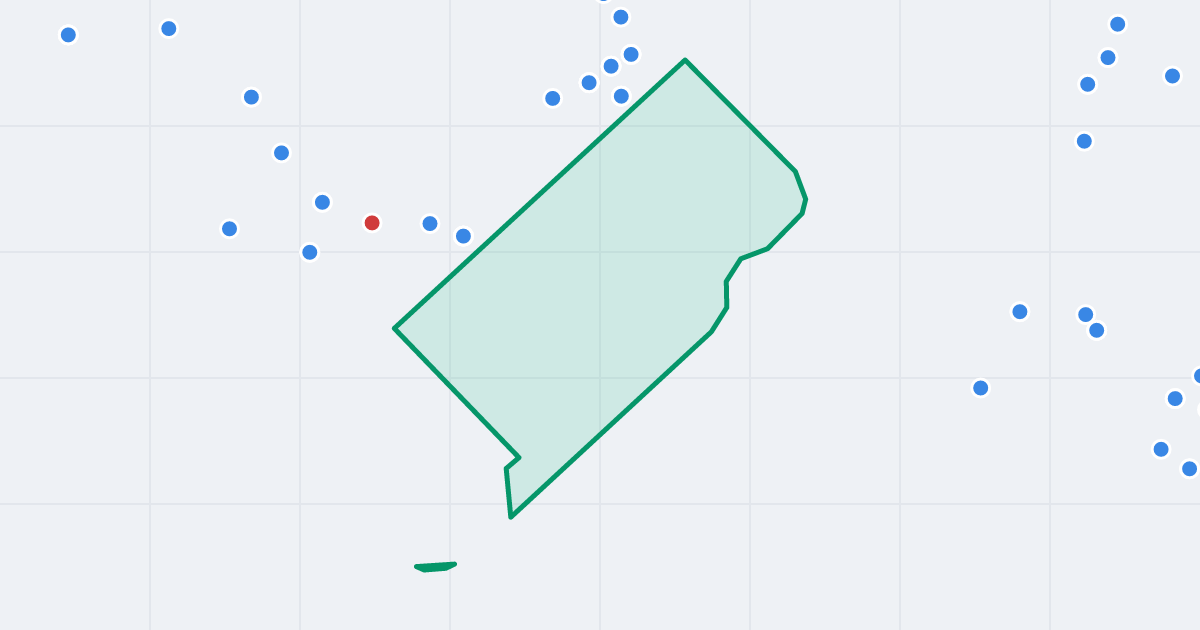 Mapa ulicy Górnicza z flipami w okolicy