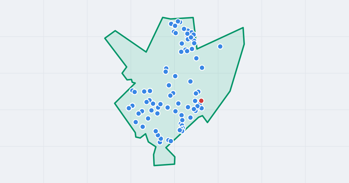 Mapa: Grunwald Południe z flipami
