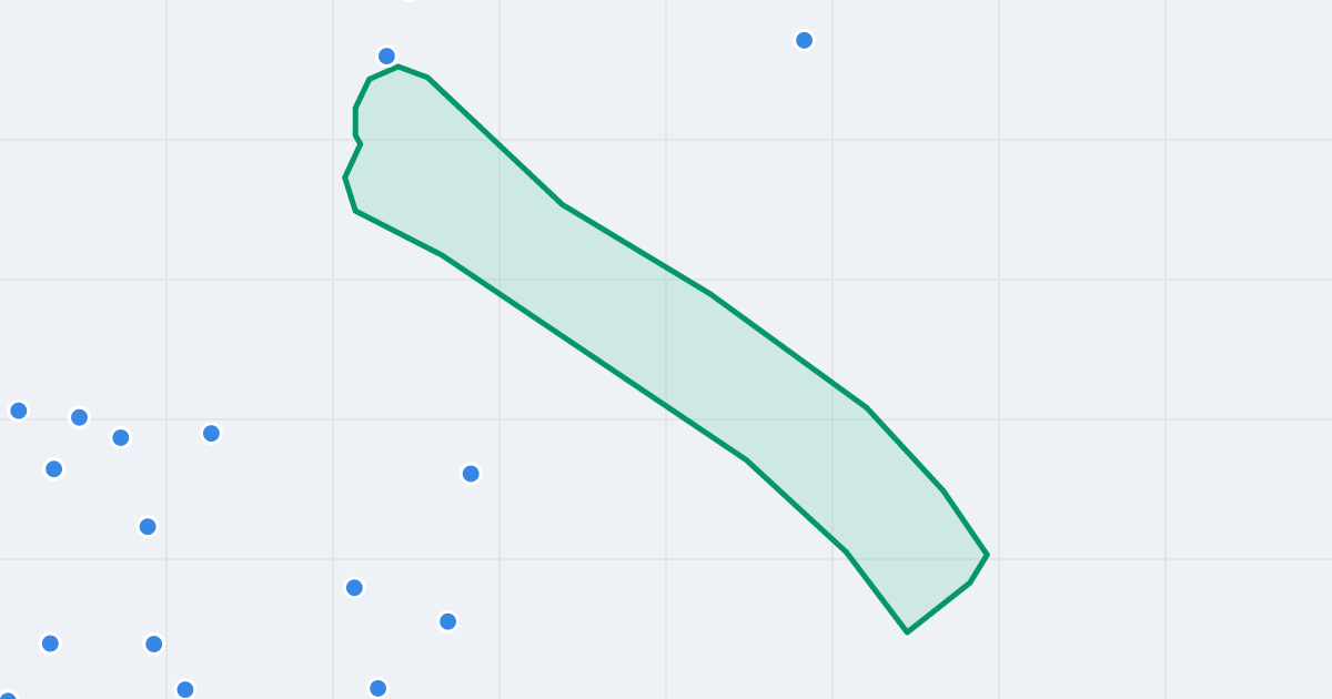 Mapa ulicy Wielkopolska z flipami w okolicy