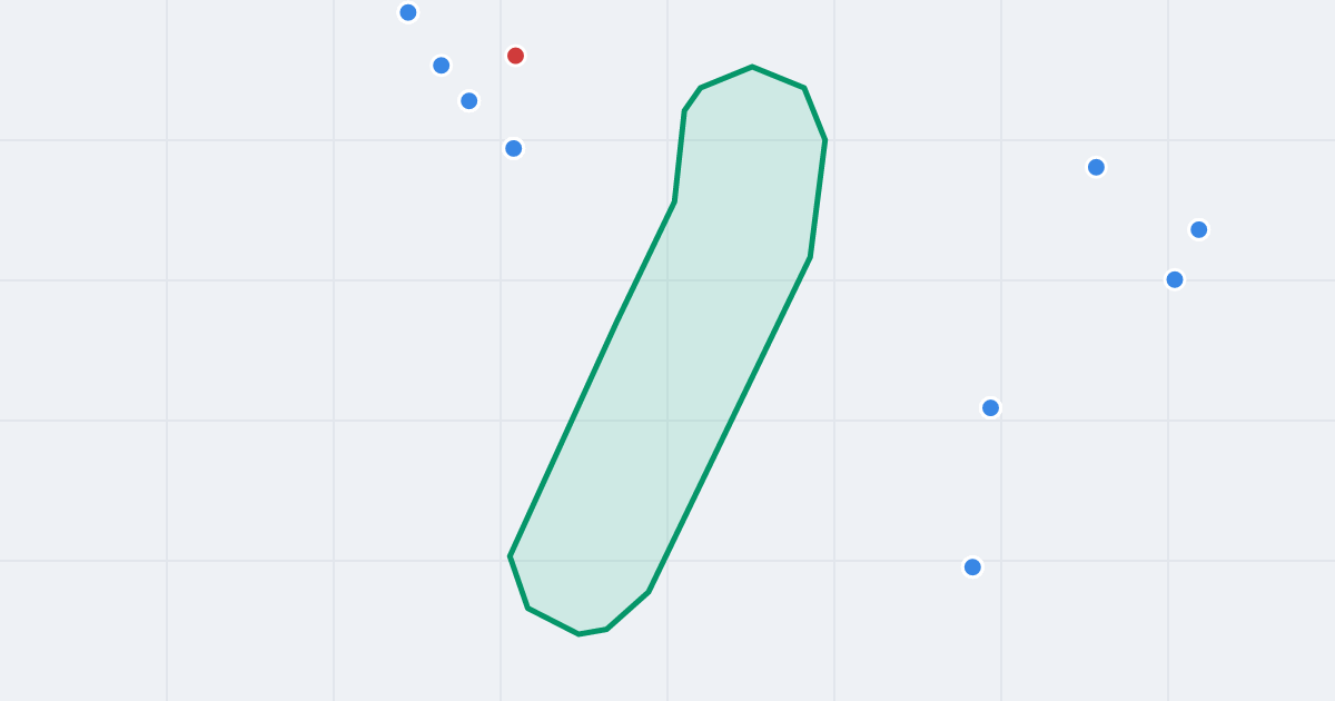 Mapa ulicy Elżbiety Zawackiej z flipami w okolicy
