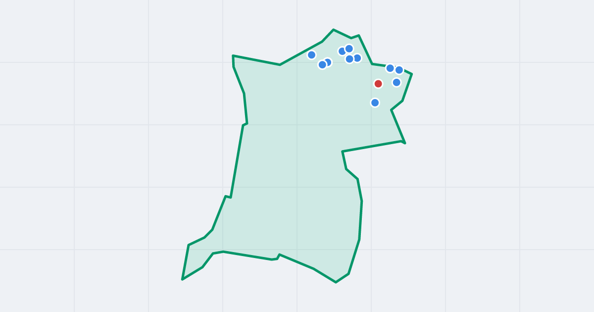 Mapa: Godów z flipami