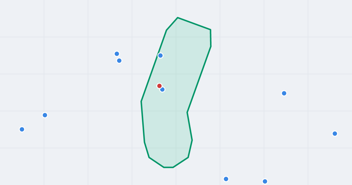 Mapa ulicy Górnicza z flipami w okolicy