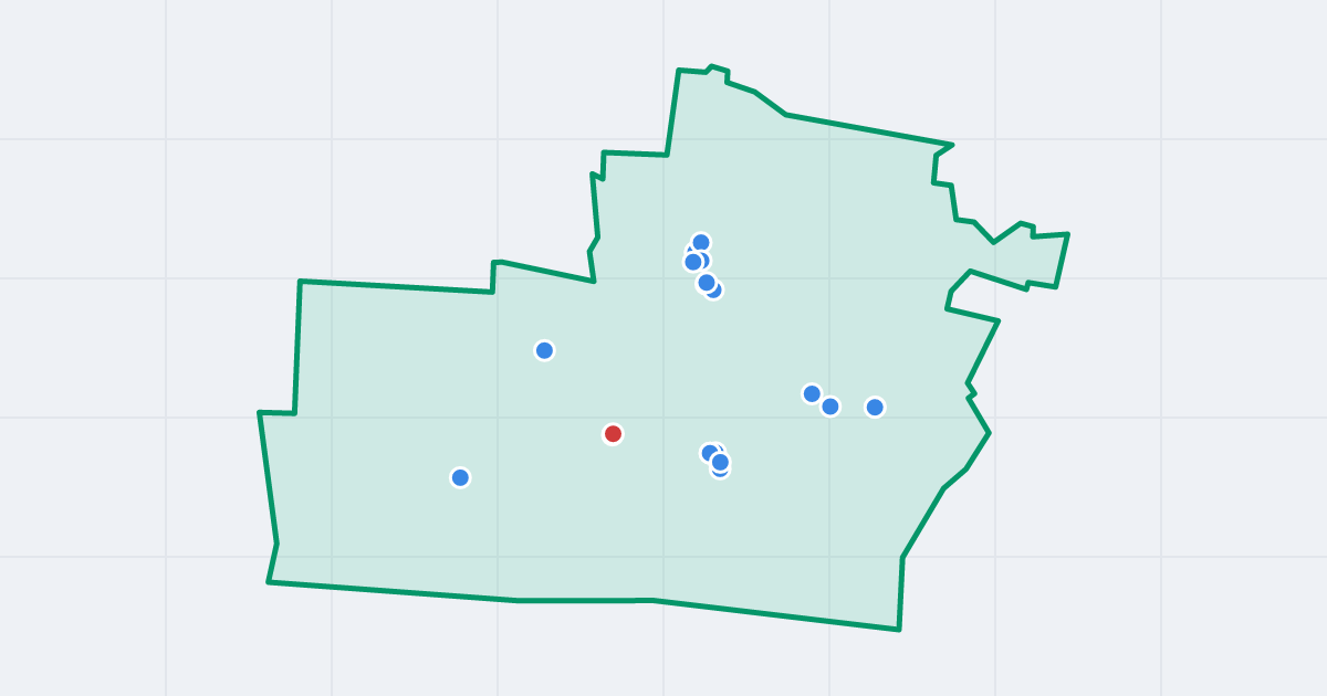 Mapa: Bielszowice z flipami