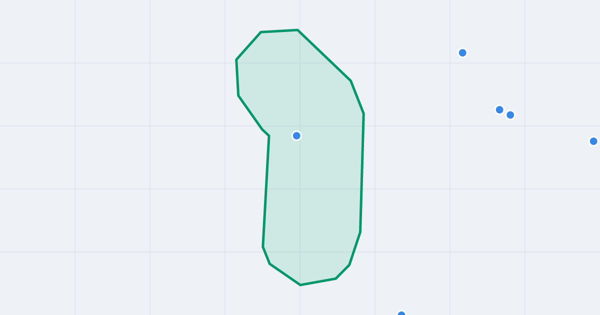 Mapa ulicy Adolfa Kempnego z flipami w okolicy