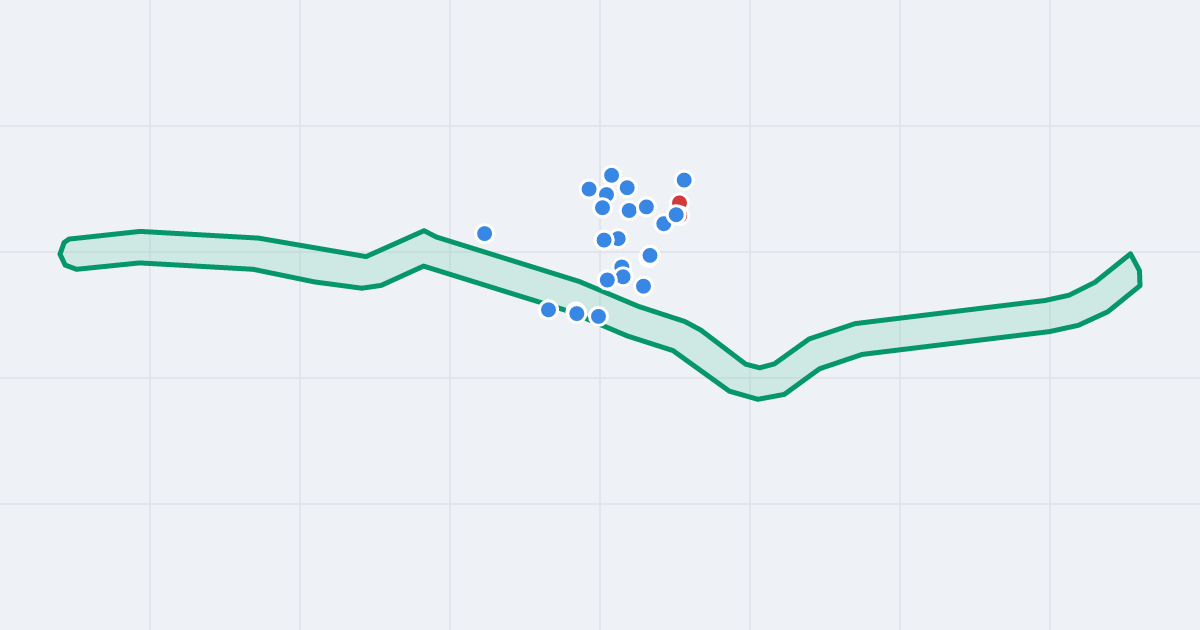 Mapa ulicy Oświęcimska z flipami w okolicy