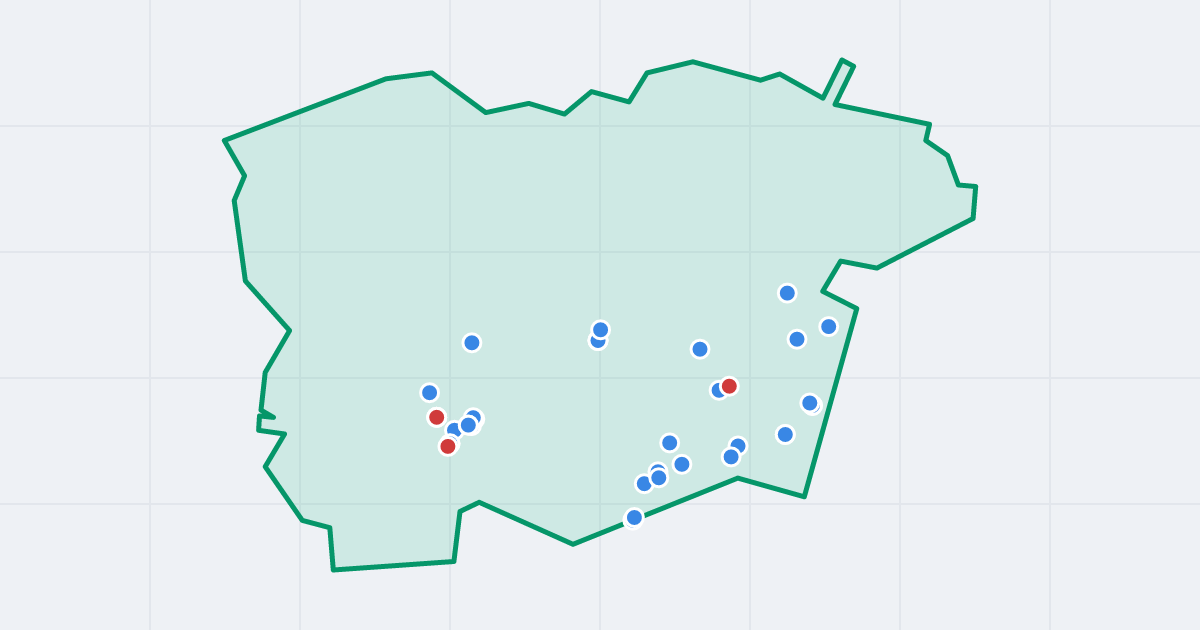 Mapa: Orzegów z flipami