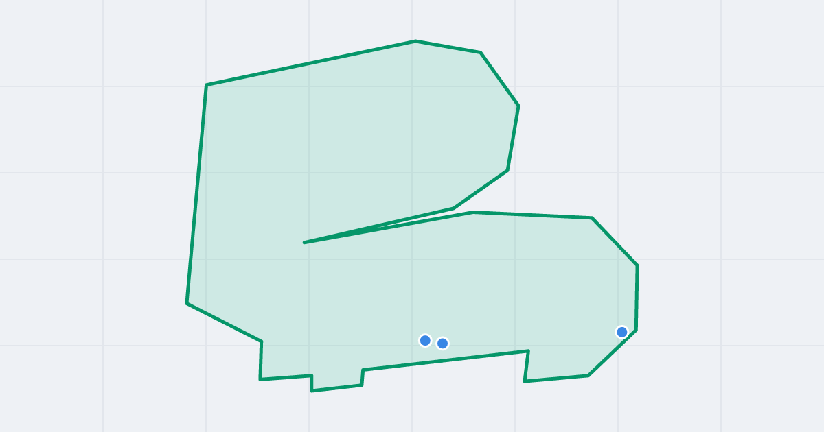 Mapa ulicy Fiołków z flipami w okolicy