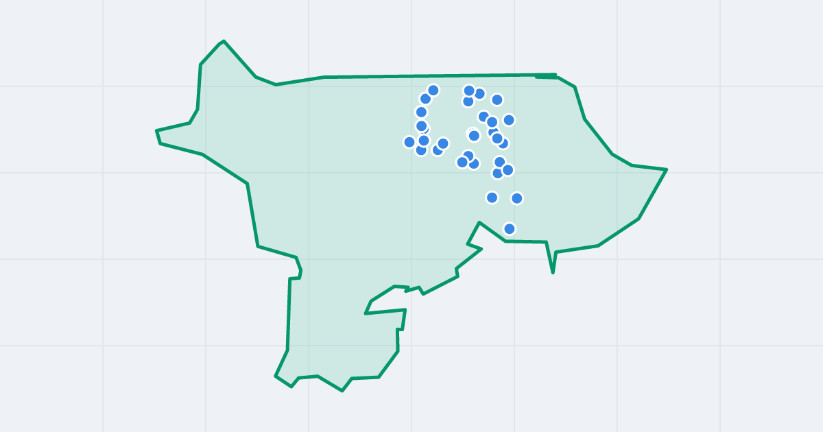 Mapa: Boguszowice Osiedle z flipami