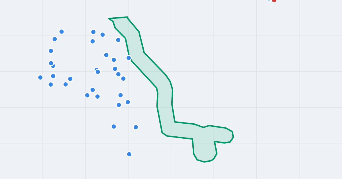 Mapa ulicy Rajska z flipami w okolicy