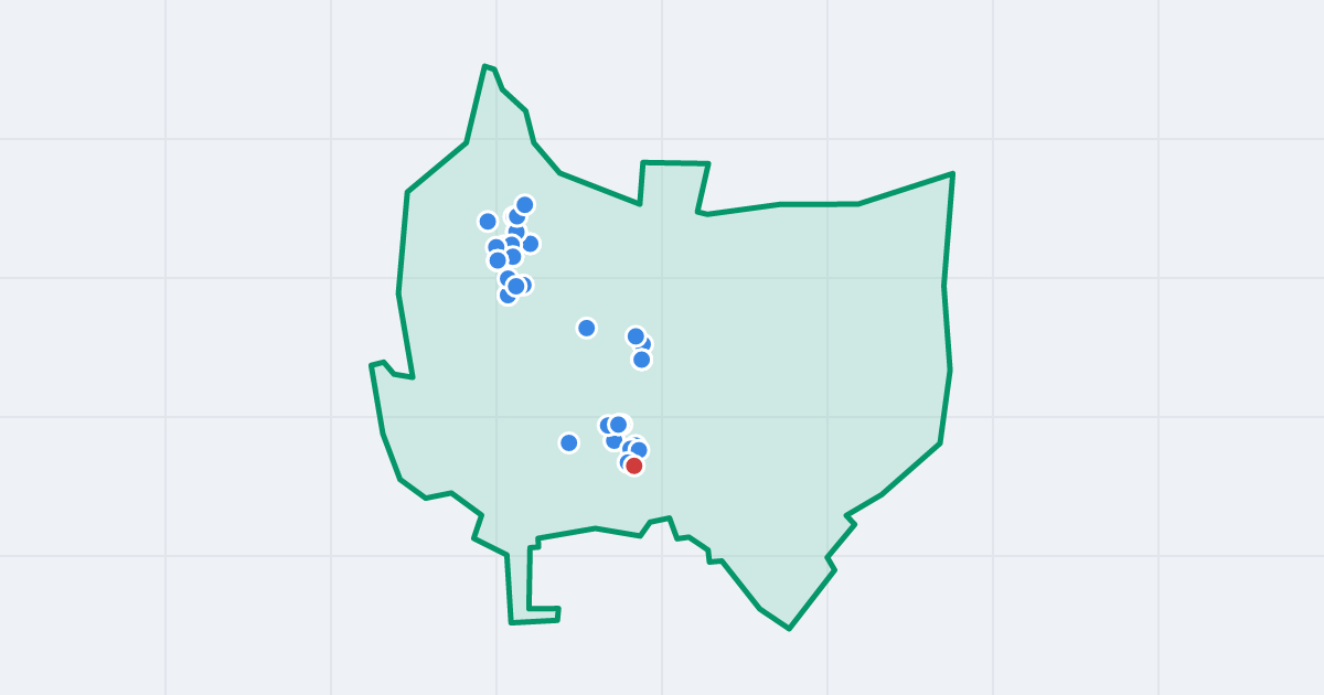 Mapa: Chwałowice z flipami