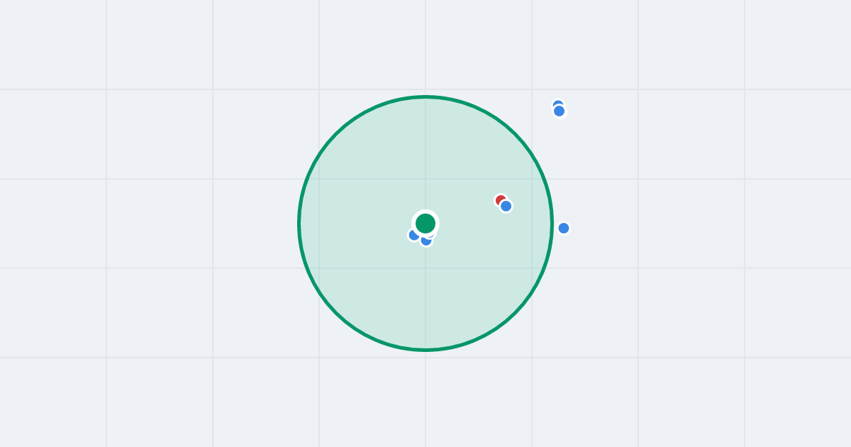 Mapa: Gruntowa 44SG i flipy w promieniu 1 km