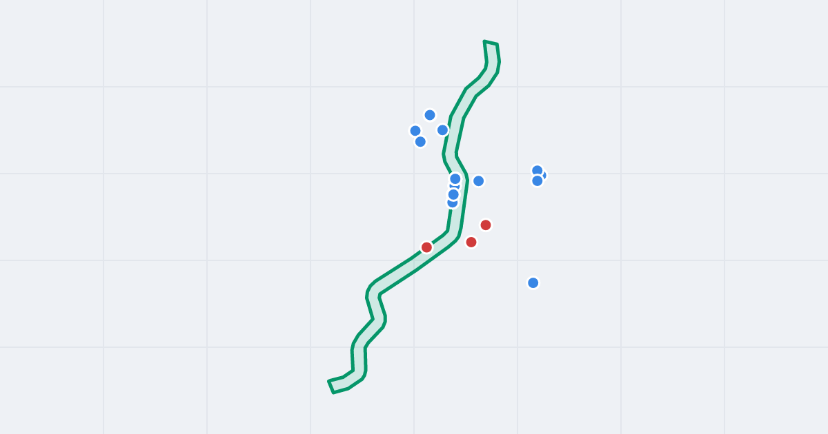 Mapa ulicy Eugeniusza Kwiatkowskiego z flipami w okolicy