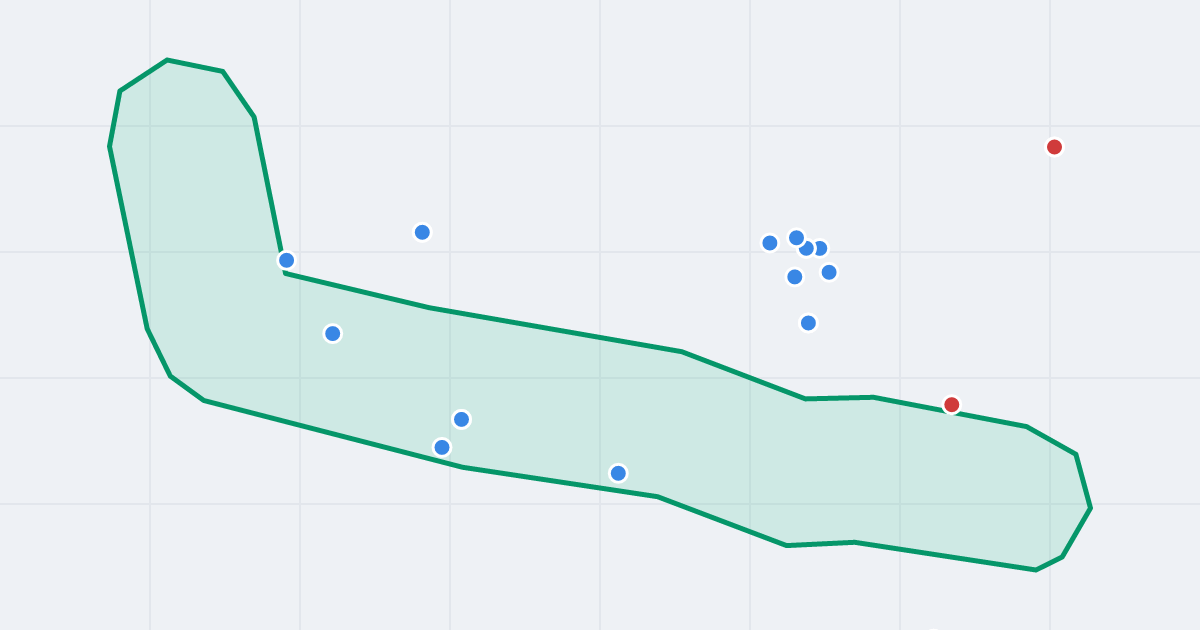 Mapa ulicy Jana Sobieskiego z flipami w okolicy