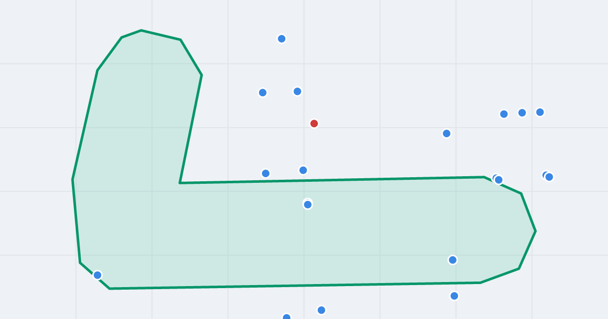 Mapa ulicy Marii Dąbrowskiej z flipami w okolicy