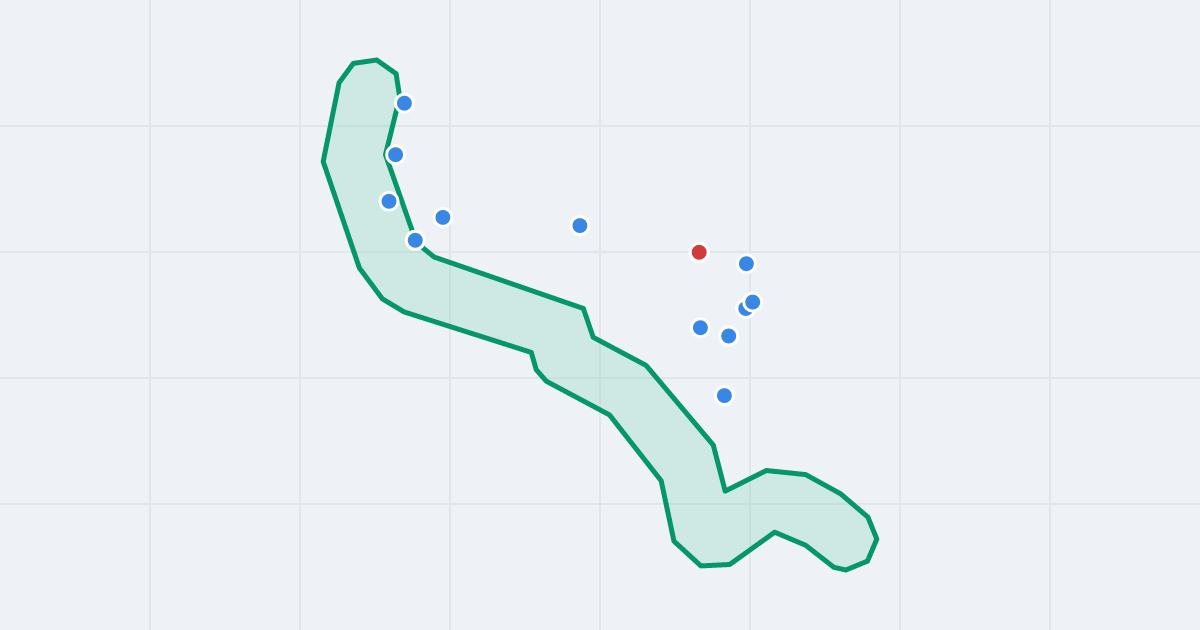 Mapa ulicy Józefa Ignacego Kraszewskiego z flipami w okolicy