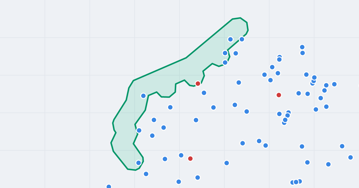 Mapa ulicy Ignacego Prądzyńskiego z flipami w okolicy