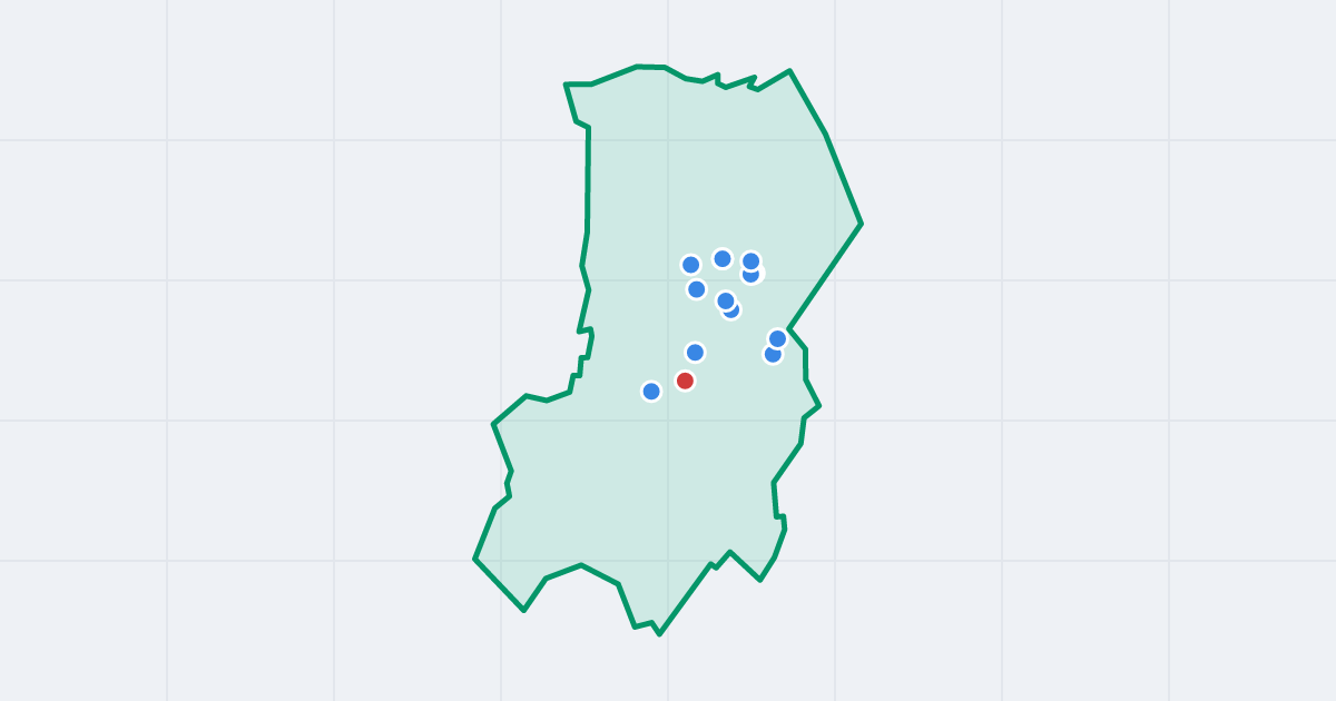 Mapa: Osów z flipami