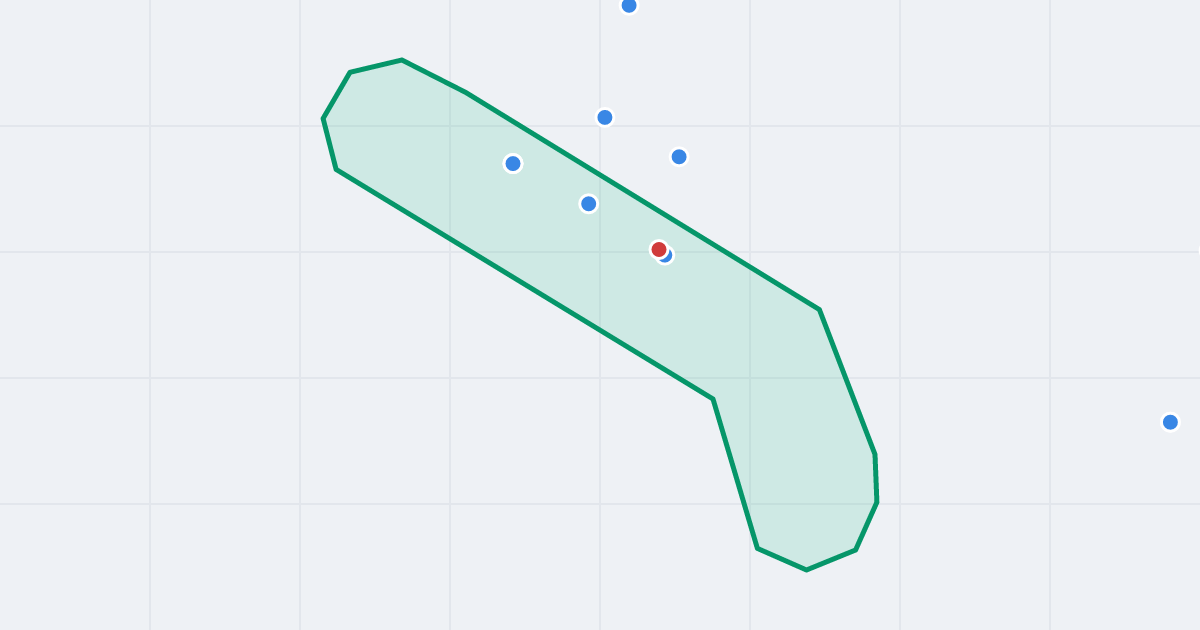 Mapa ulicy Kruszcowa z flipami w okolicy