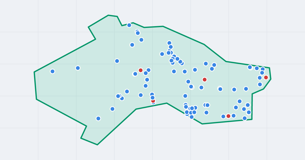 Mapa: Śródmieście-Północ z flipami