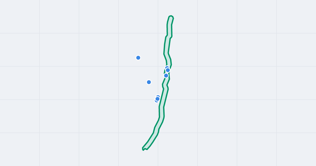 Mapa ulicy Nad Odrą z flipami w okolicy