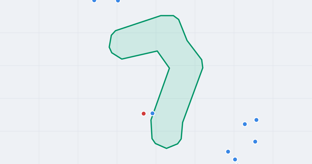 Mapa ulicy Feniksa z flipami w okolicy