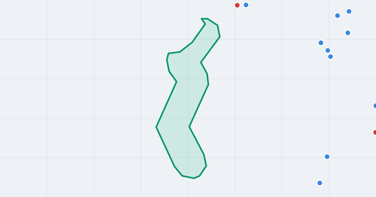 Mapa ulicy Fińska z flipami w okolicy