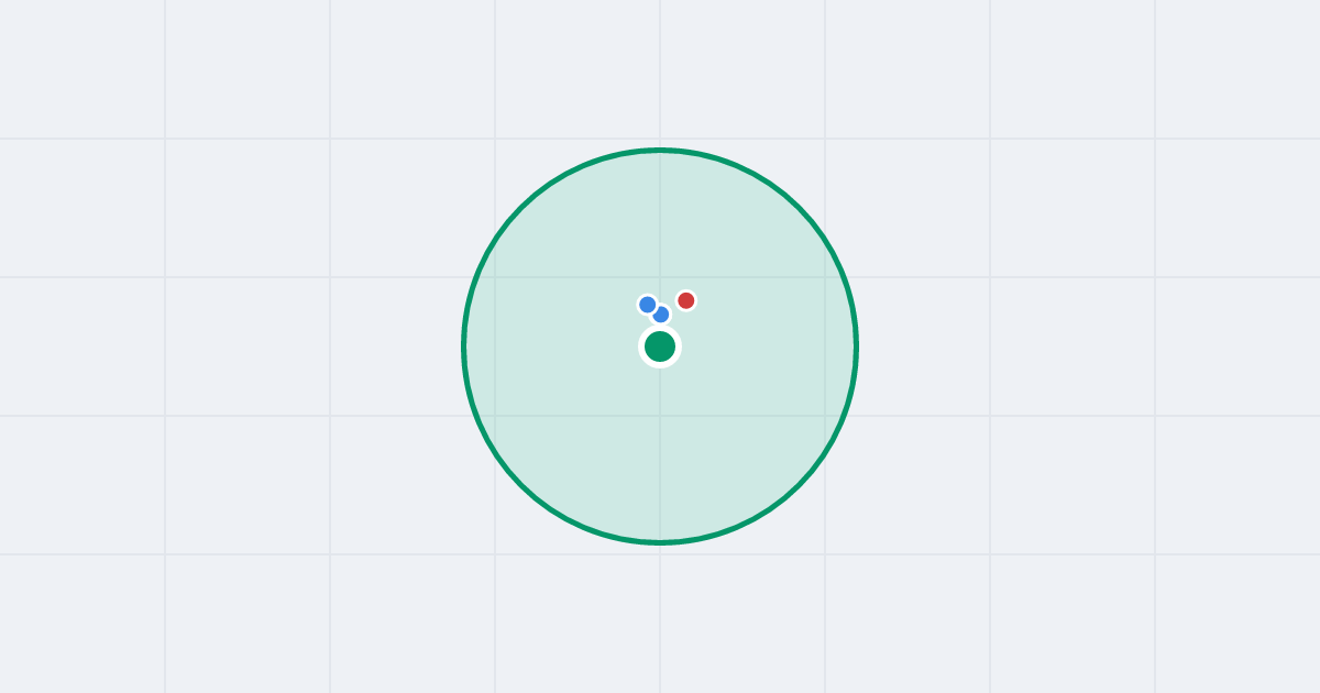Mapa: Produkcyjna 2 i flipy w promieniu 1 km