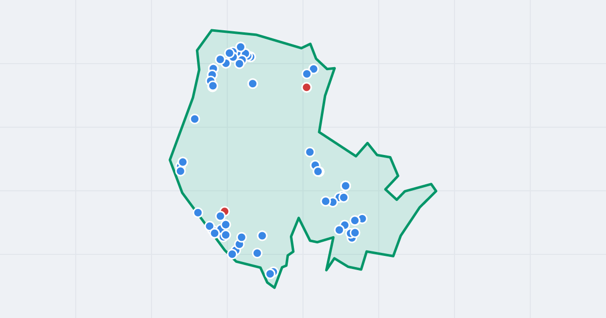 Mapa: Żelechowa z flipami