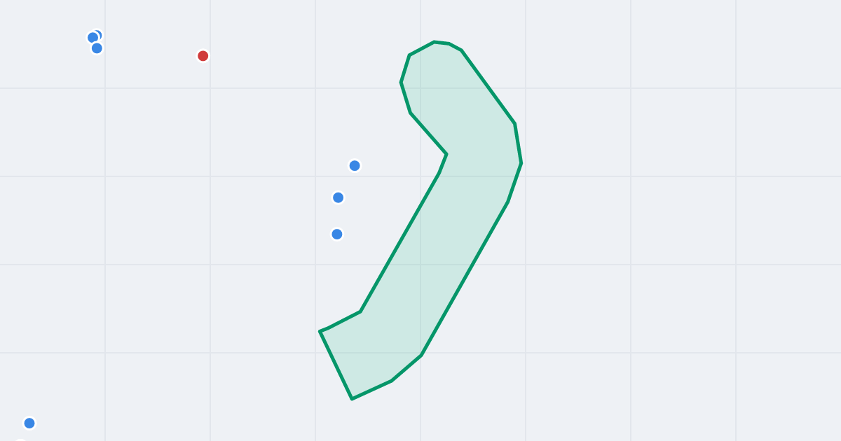 Mapa ulicy Krańcowa z flipami w okolicy