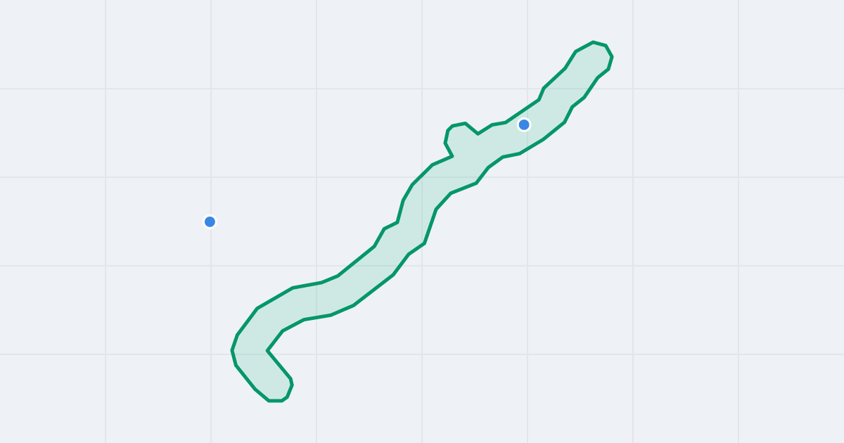 Mapa ulicy Środkowa z flipami w okolicy