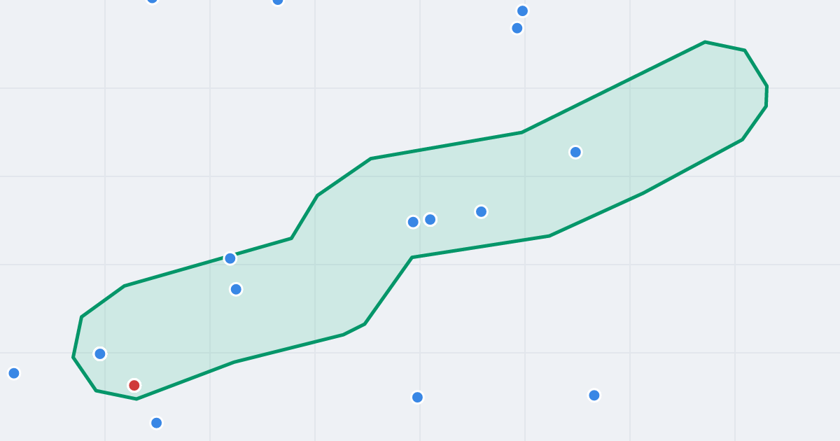 Mapa ulicy Powstańców Śląskich z flipami w okolicy