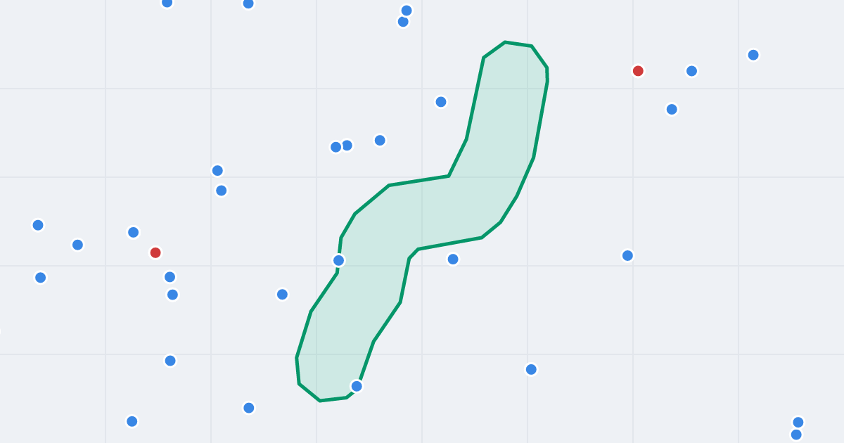 Mapa ulicy Strzelecka z flipami w okolicy