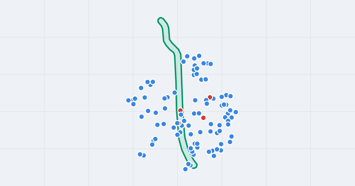 Mapa ulicy Legionów z flipami w okolicy