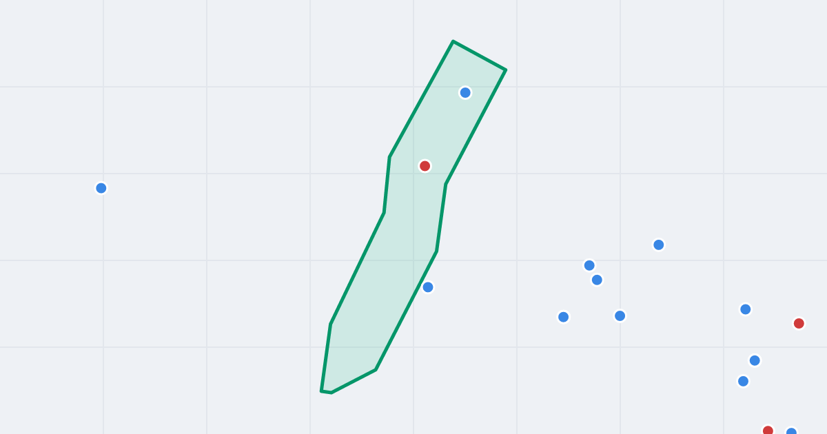 Mapa ulicy Adama Asnyka z flipami w okolicy