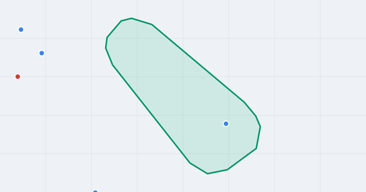 Mapa ulicy Damrota z flipami w okolicy