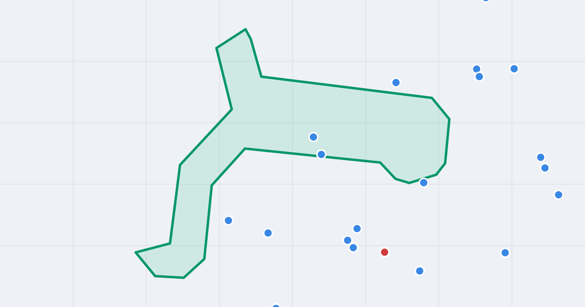 Mapa ulicy Hetmańska z flipami w okolicy