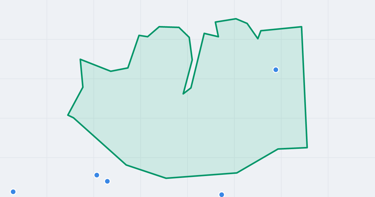 Mapa ulicy Władysława Reymonta z flipami w okolicy