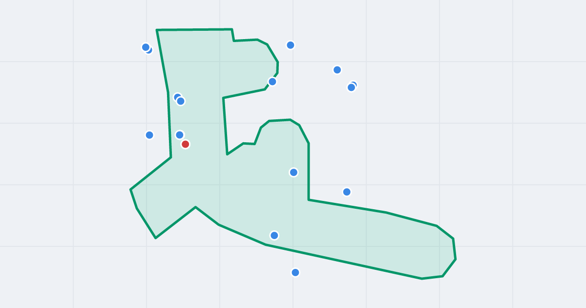 Mapa ulicy Rudolfa Zaręby z flipami w okolicy
