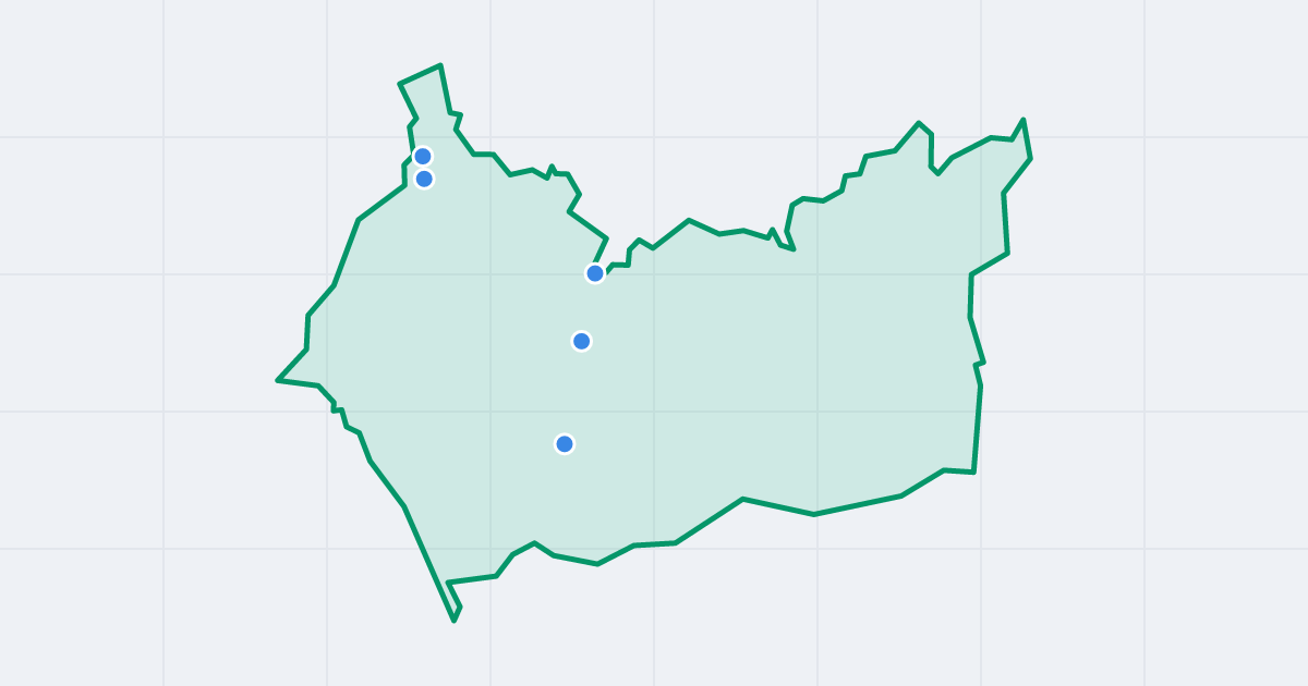 Mapa: Glinik z flipami