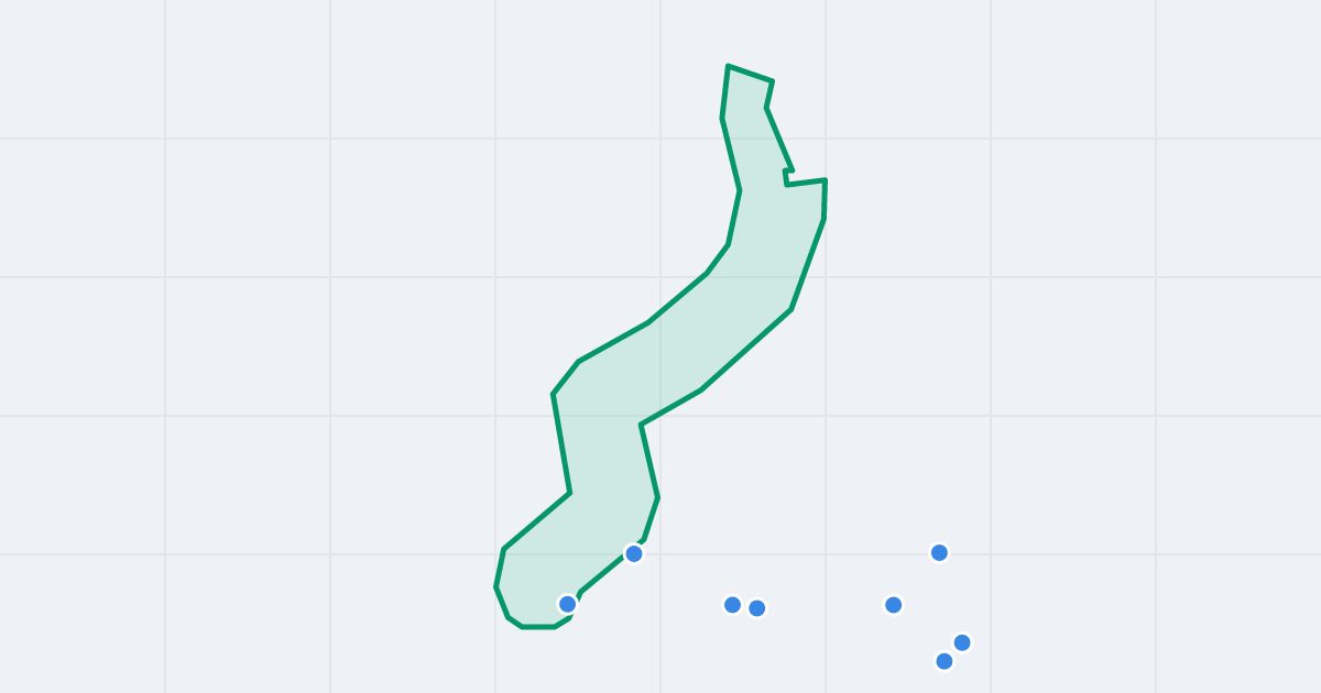 Mapa ulicy Gwarków z flipami w okolicy