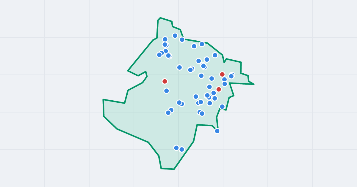 Mapa: Śródmieście z flipami