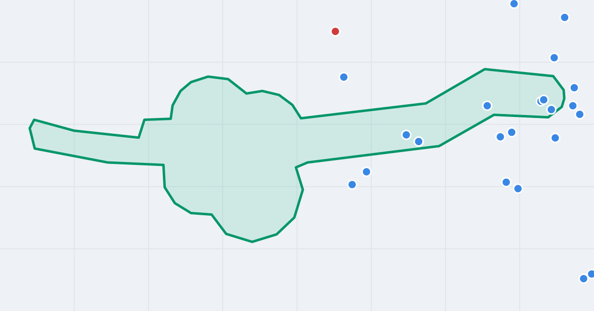 Mapa ulicy 1 Maja z flipami w okolicy