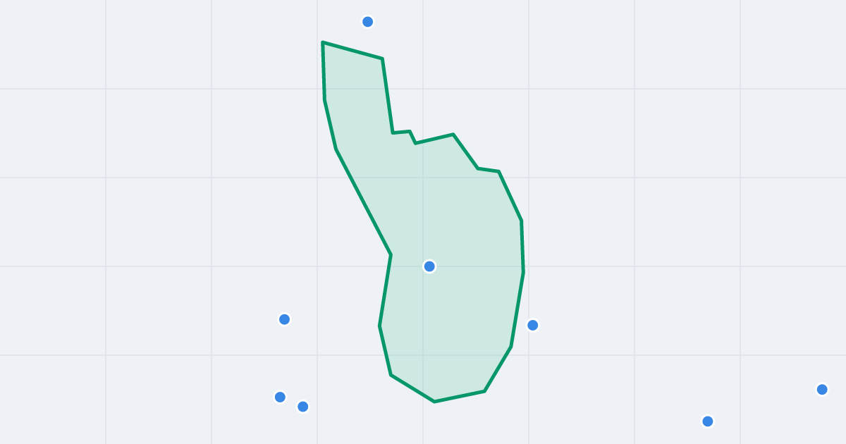 Mapa ulicy Andrzeja Szmidta z flipami w okolicy