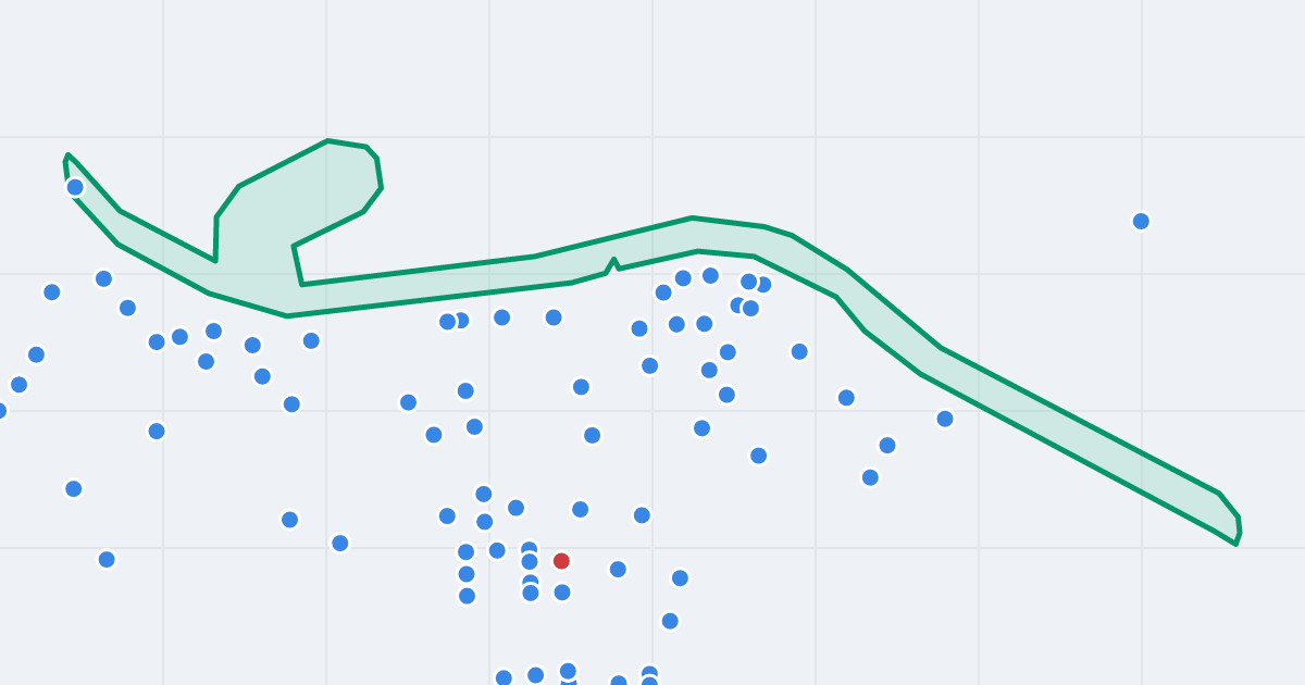 Mapa ulicy Długa z flipami w okolicy