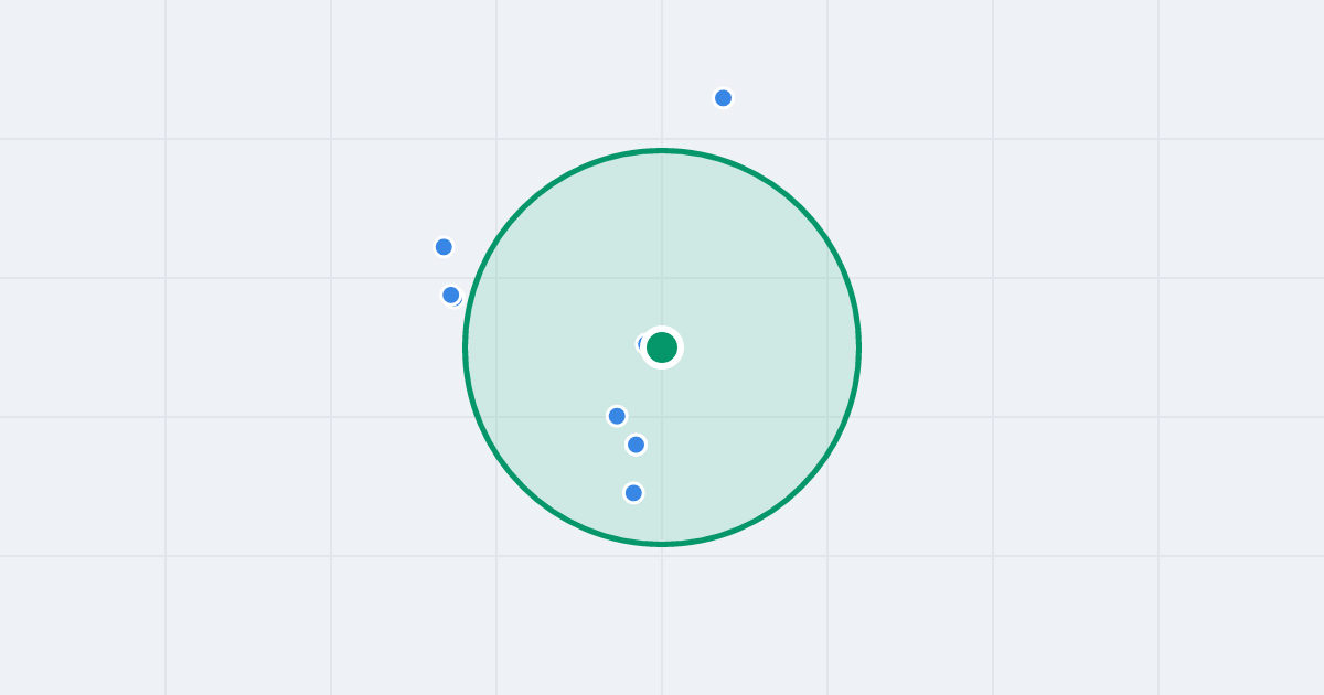 Mapa: Pogodna 1 i flipy w promieniu 1 km