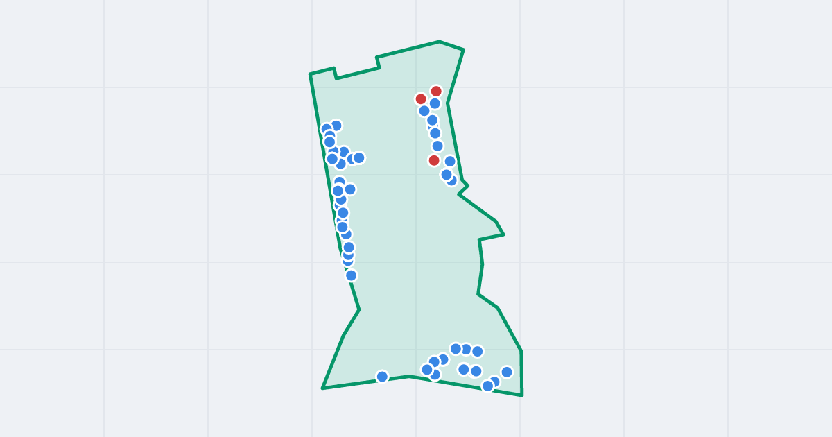 Mapa: Czerniaków z flipami
